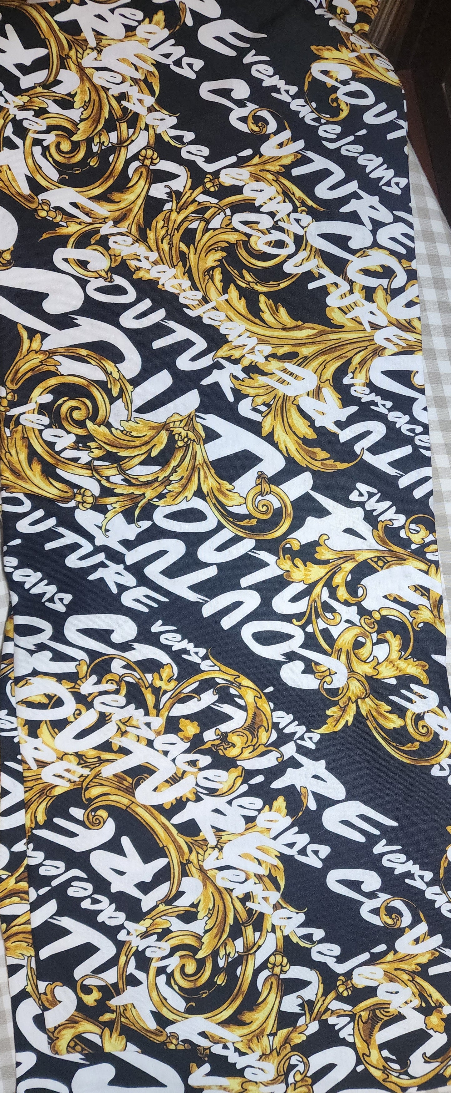 Scarf - Designer Baroque Diagonal Cotton