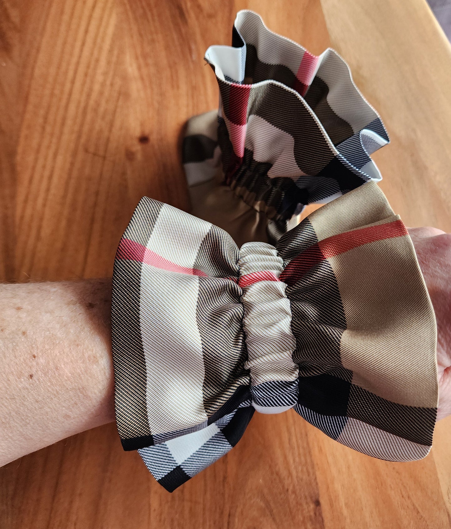 burberry plaid silk