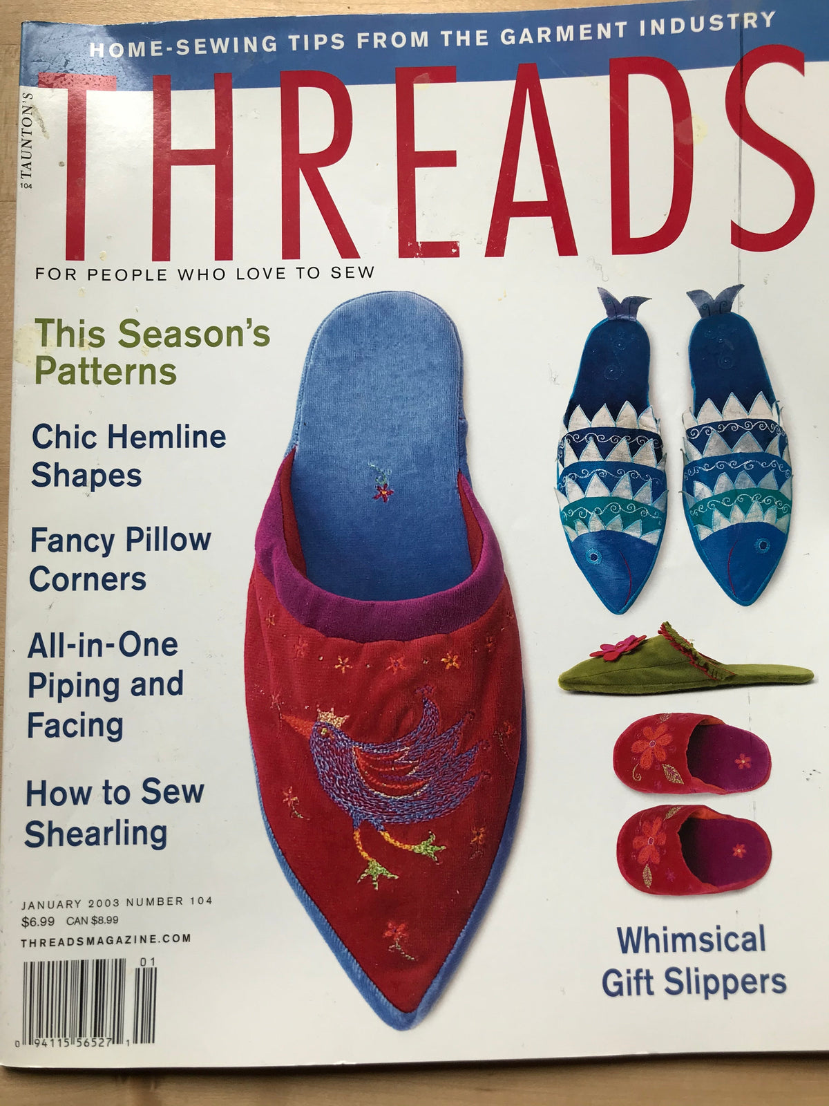 Threads Magazine #104. January 2003