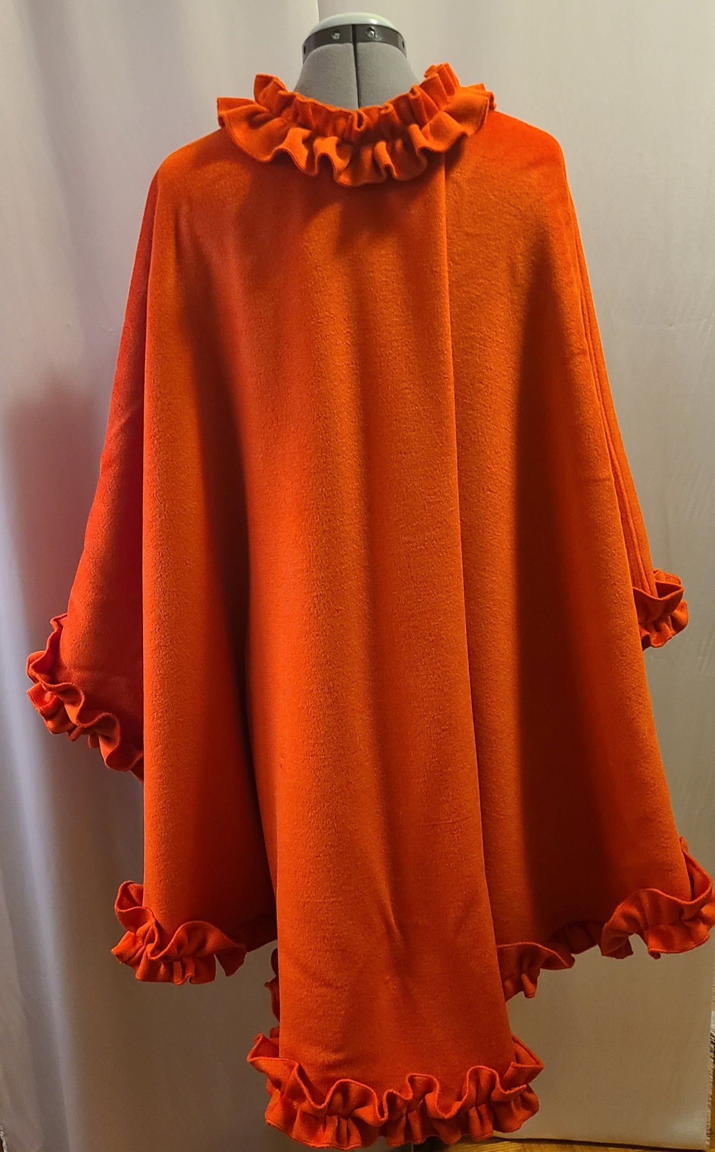 Cape - Orange Ungaro Cashmere & Wool blend