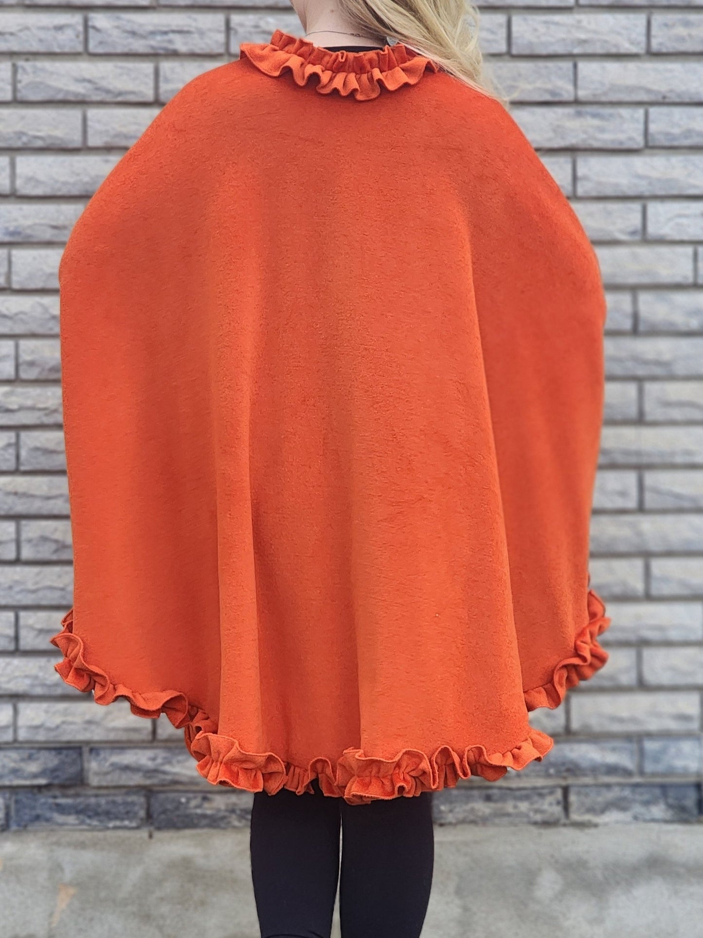 Cape - Orange Ungaro Cashmere & Wool blend