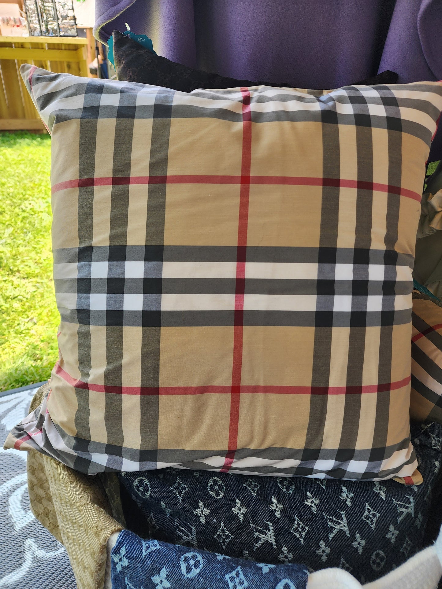 Pillow Covers - Designer Plaid