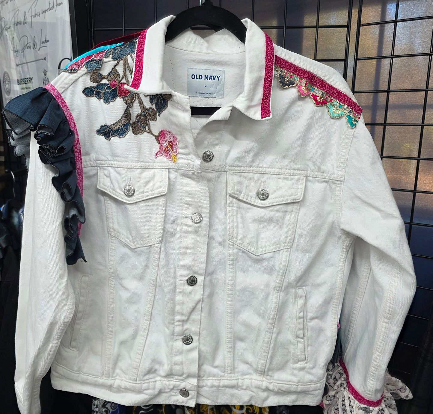Jean Jacket Embellished-Fiorire