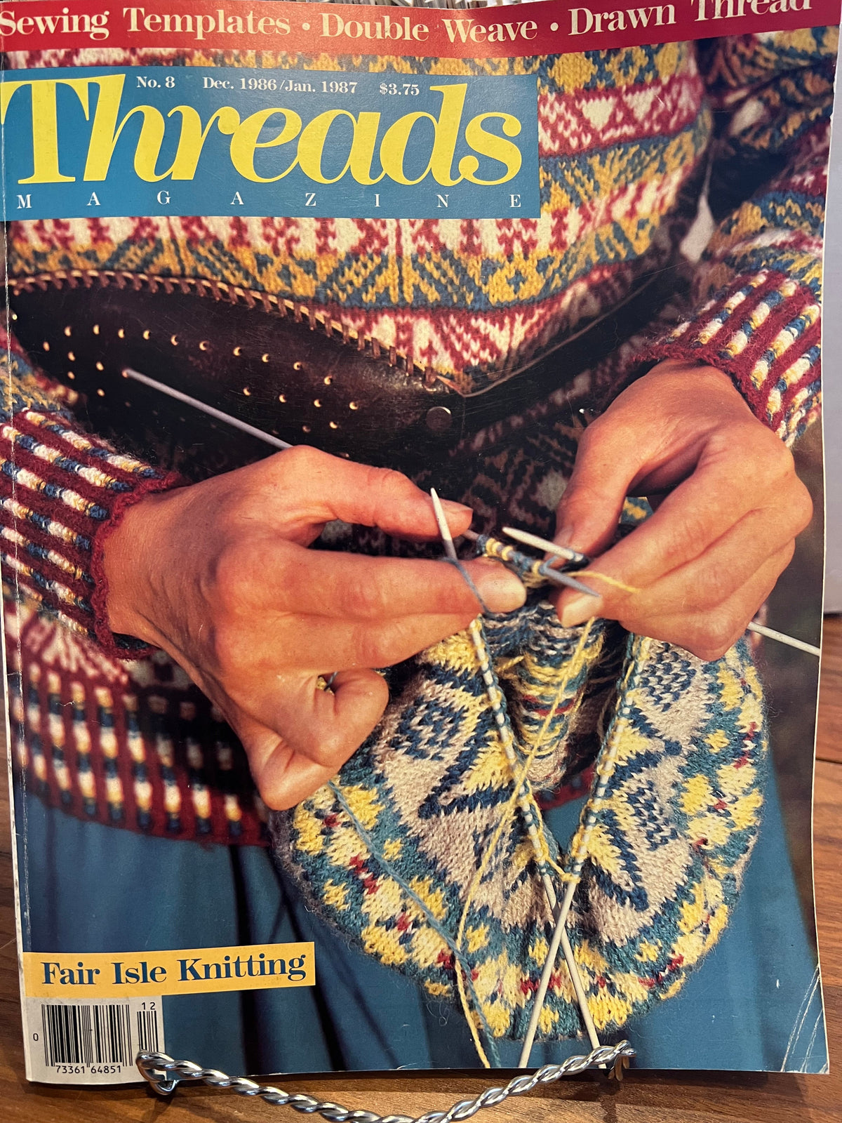 Threads Magazine #8 December / January  1987 Super Rare