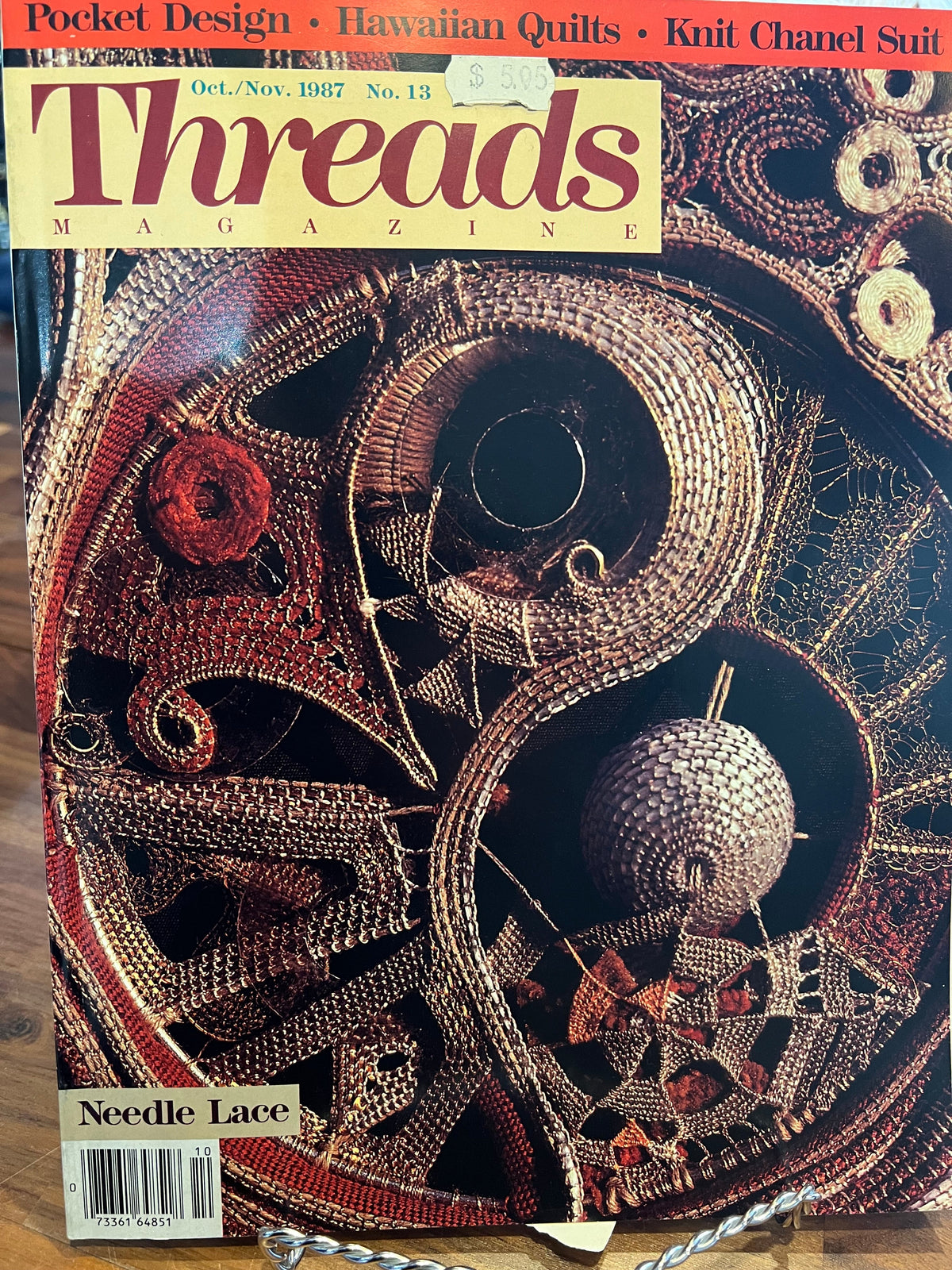 Threads Magazine #13 October / November 1987  Super Rare