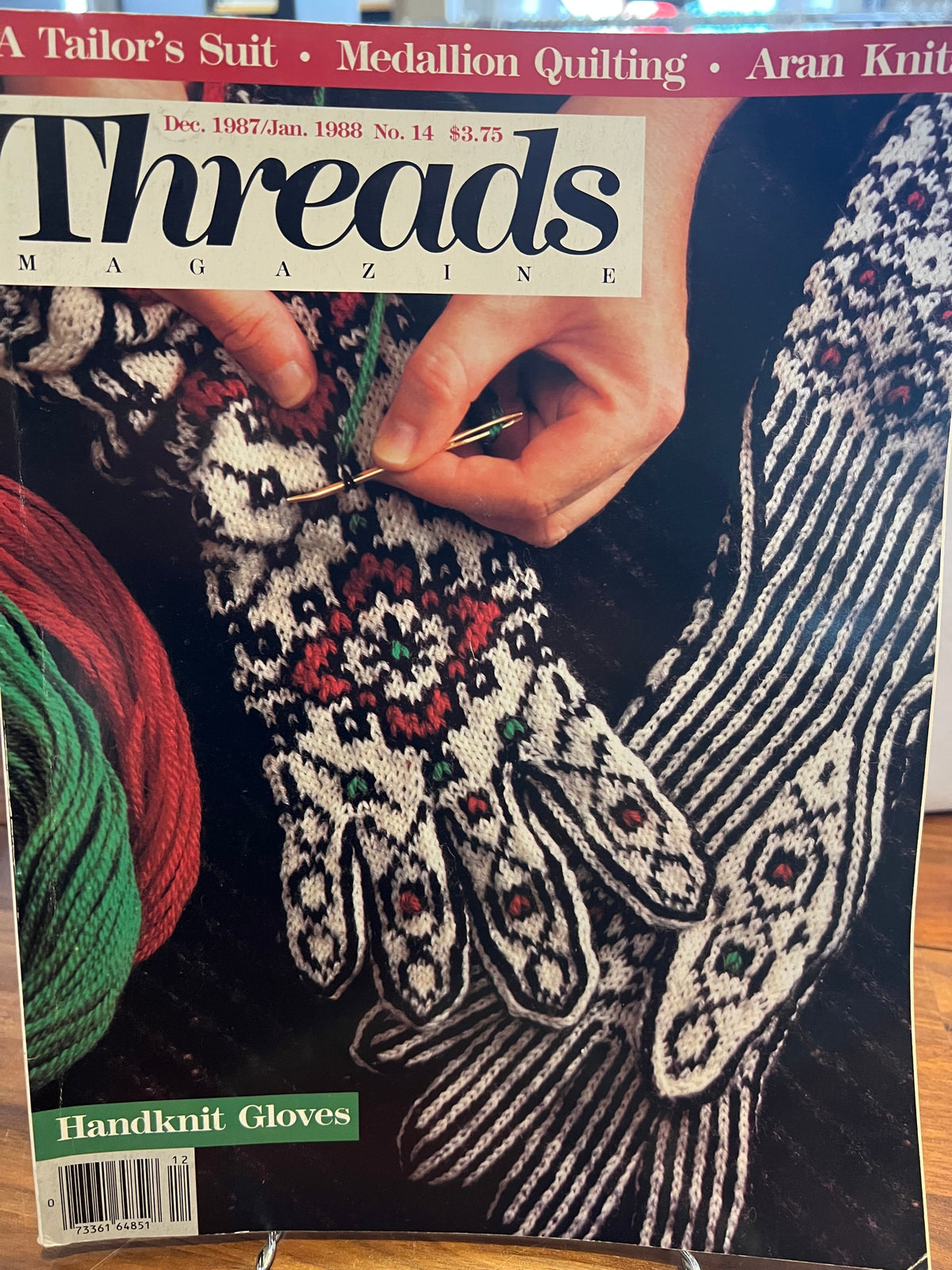 Threads Magazine #14 Dec / January 1988  Super Rare