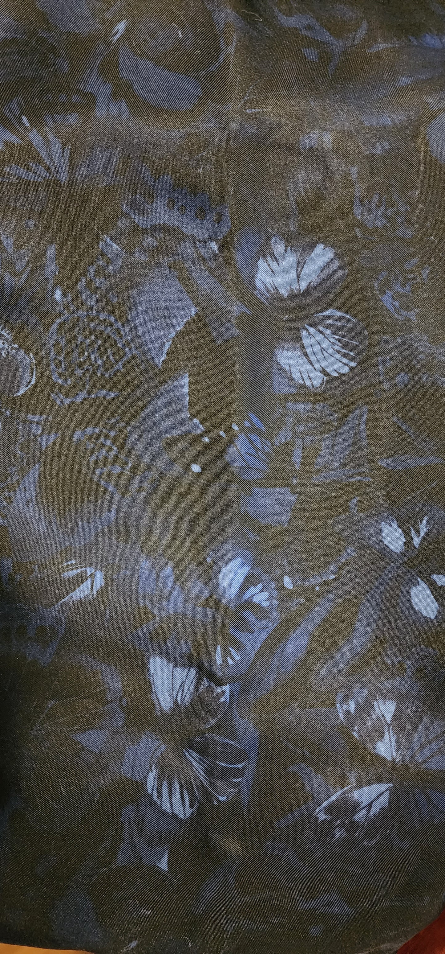 Silk Scarf - Midnight Butterflies