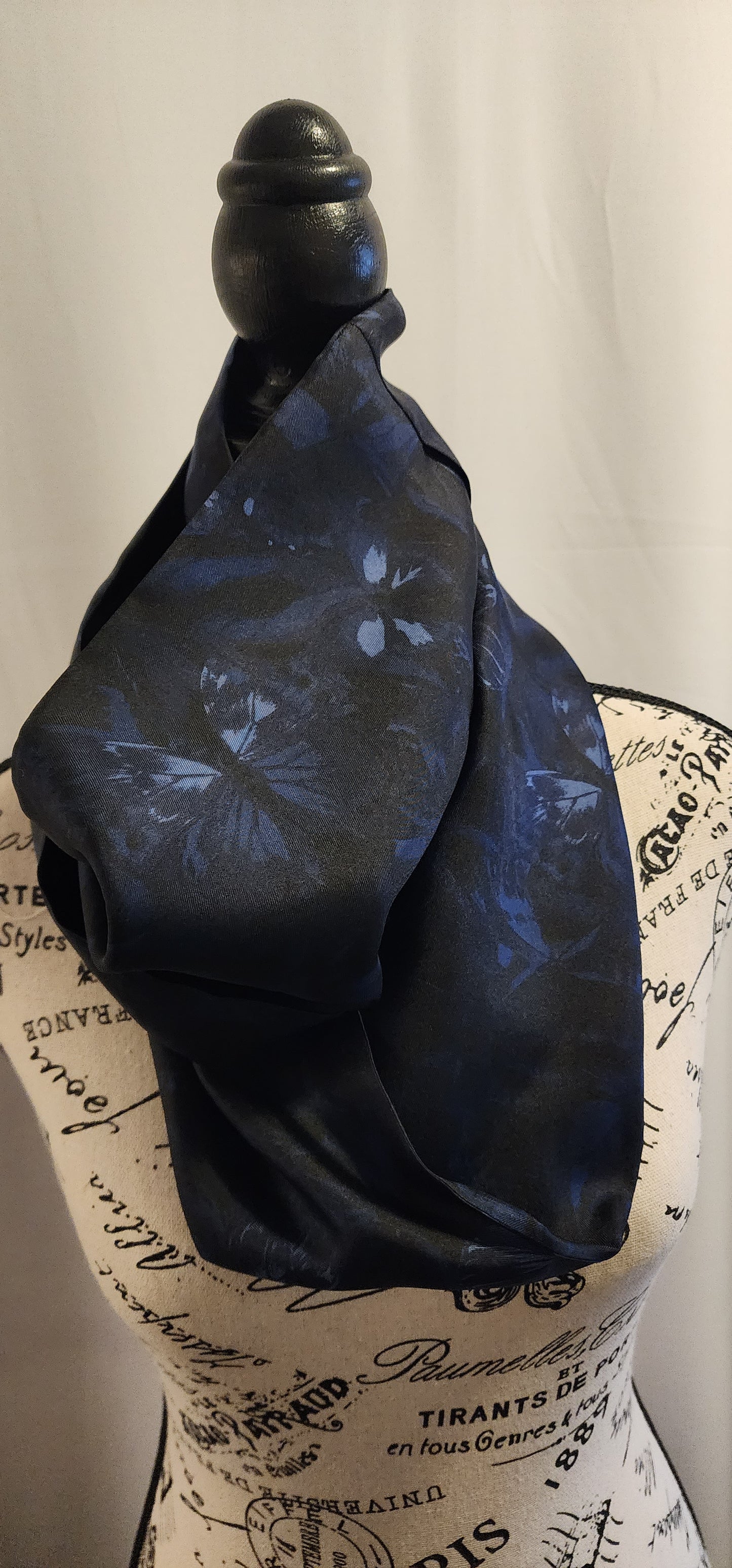 Silk Scarf - Midnight Butterflies