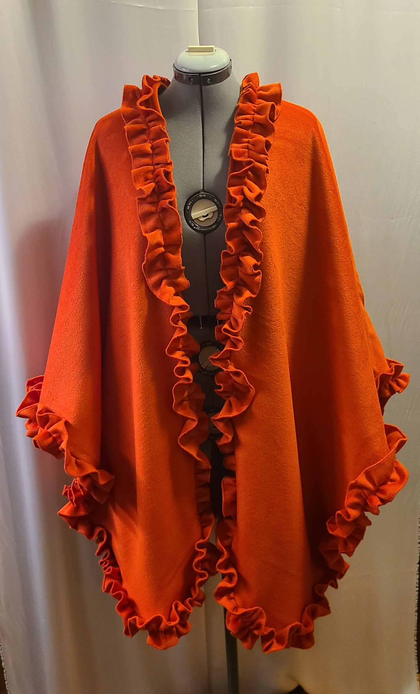 Cape - Orange Ungaro Cashmere & Wool blend